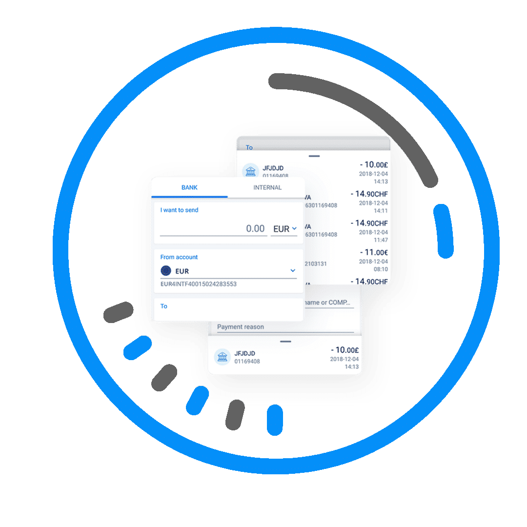 Symbole transaction bancaire