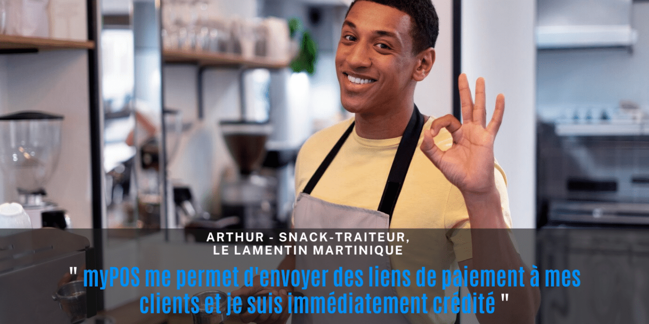 Client satisfait de son TPE myPOS
